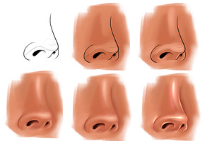 Procreate Nose Lips Eyes Brushes