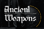 Classical Garments Font, a Blackletter Font by 177Studio (Thumbnail 4 of 9)