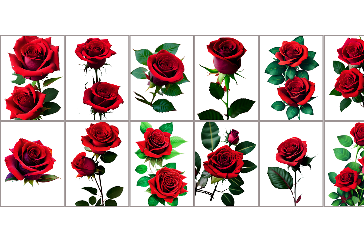 Red Rose Floral Premium PNG, a Decorative Illustration by Graphicspixel (Photo 4 of 4)