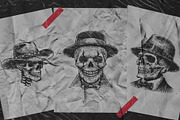 Skullworks - 15 Skulls Pack, an Illustration by elliazidi.designs (Thumbnail 3 of 5)