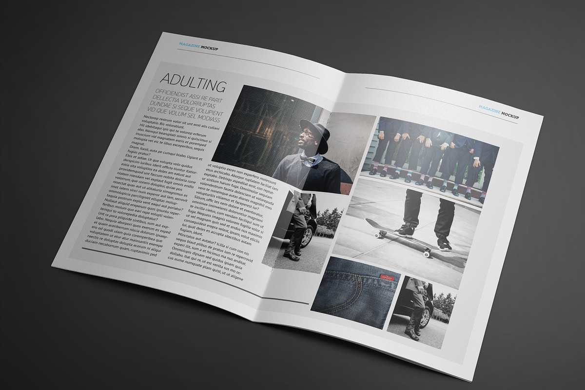 Dash Magazine Template #1, a Magazine Template by Lot 17 Media (Photo 2 of 4)