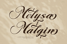 Melysa Malgin Script Font