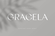 Gracela Sans Serif Elegant, a Sans Serif Font by Yukita Creative (Thumbnail 1 of 11)