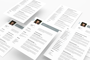 CV And Resume Design With Photo