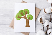 Watercolor Tree Clipart Hand Painted, an Object Illustration by Nattapohncha (Thumbnail 2 of 3)