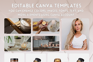 Brown Beige Candle Shopify Theme