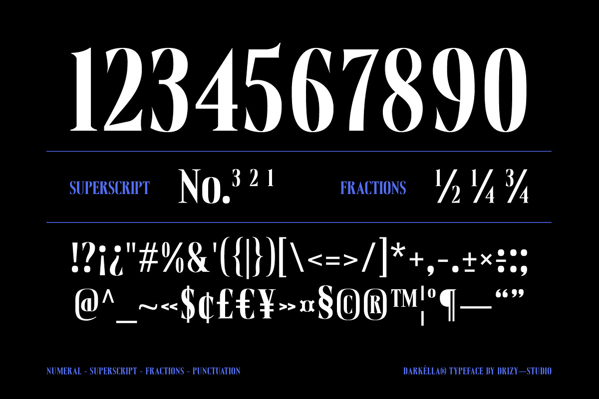 Darkella – Retro Gothic Display, a Serif Font by Drizy (Photo 5 of 10)