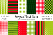 Dot pattern. Plaid pattern. Abstract, a Pattern Graphic by IrinaShishkova (Thumbnail 1 of 4)