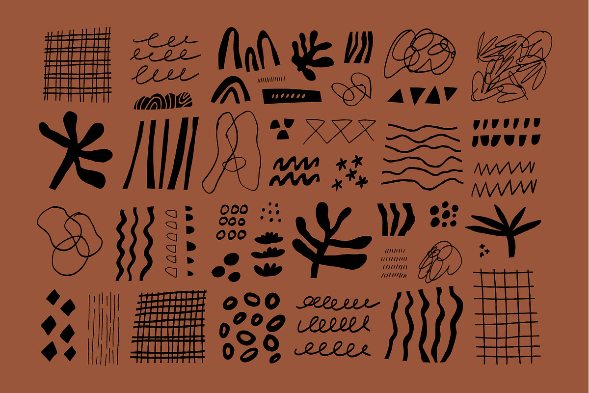 POTTERY SHAPES | HAND DRAWN CLIPART, a Decorative Illustration by Favete Art (Photo 9 of 23)