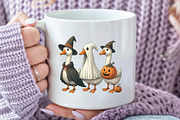 Boo Ghost Goose PNG Halloween, an Illustration by CraftArtStudio (Thumbnail 2 of 4)