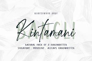 Bangli Kintamani 8 Handwritten Fonts