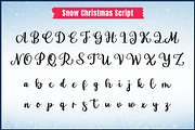 Snow Christmas Font Duo, a Script Font by AnningArts (Thumbnail 9 of 9)