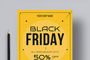 Black Friday Sale Flyer Template, a Flyer Template by MightyDesign (Thumbnail 2 of 8)