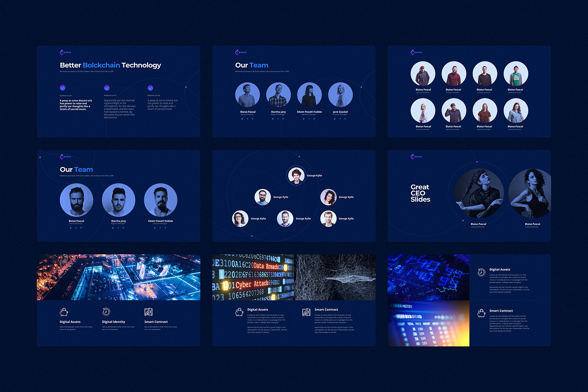 CRYPTO Keynote Template, a Presentation Template by ShapeSlide (Photo 5 of 17)