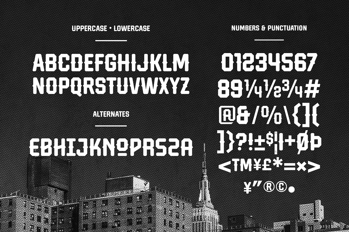 Hardcore Hipsta, a Sans Serif Font by Arterfak Project (Photo 10 of 12)