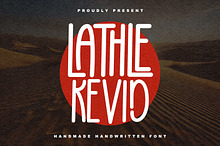 Lathle Kevid Handmade Handwritten