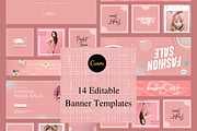 Website banner templates Rose, a Landing Page Template by Meoww_Design (Thumbnail 6 of 7)