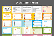 25 Tracing Practice Sheet Activities, an Education Illustration by Design Unique (Thumbnail 7 of 8)