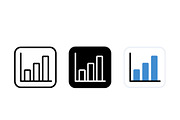 Minimal Bar Chart Vector Icon, a Solid Icon by Artonix (Thumbnail 2 of 2)
