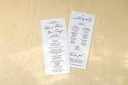 Simple Wedding Mockup for Program, a Print Template by ILLONA GRAPHICS (Thumbnail 2 of 5)