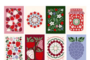 Berry Modern Poster Wall Art, an Illustration by fashionaddict (Thumbnail 2 of 3)