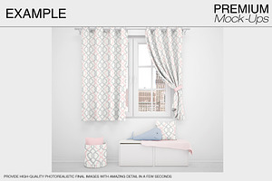 Curtains & Pillows Set