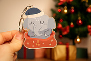 Christmas Animals Clipart Set, a Seasonal Illustration by Palau (Thumbnail 2 of 10)