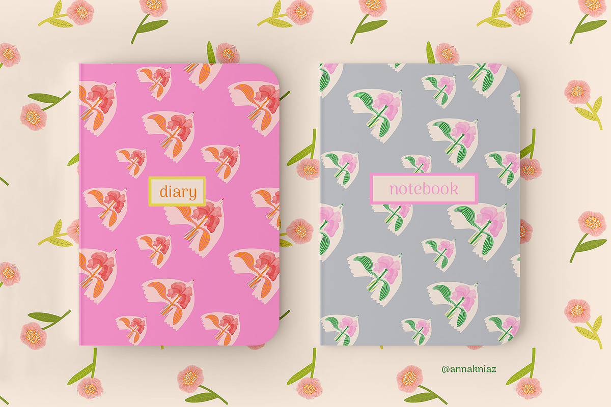 Boho Chic floral patterns, a Pattern Graphic by Annakniaz (Photo 14 of 17)