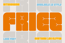 Friez - Logo Font