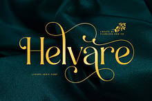 Helvare - Luxury serif Font