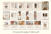 Minimalist Instagram Carousel Bundle, a Social Media Template by Solana Creative Co. (Thumbnail 2 of 11)