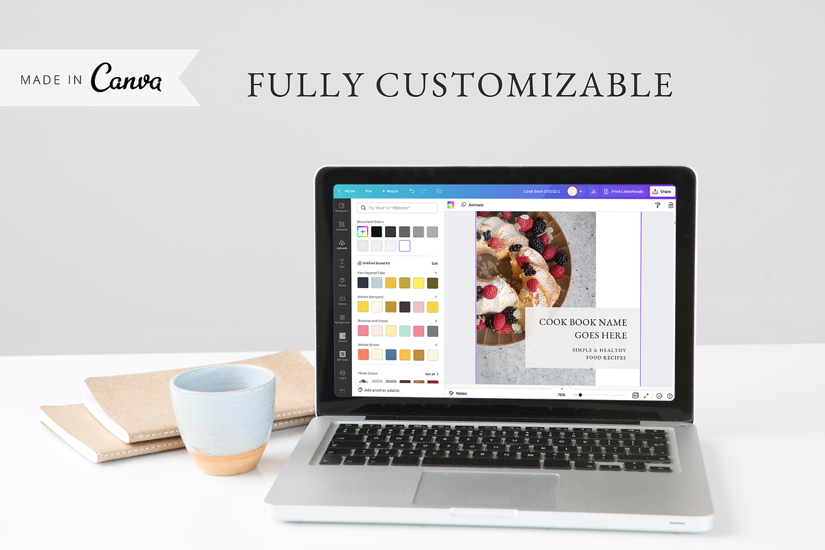 Aesthetic Cookbook Recipe Template, a Magazine Template by ShopRShop (Photo 9 of 10)