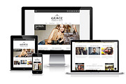 Grace Responsive Blogger Template, a Templates & Theme by bthemez (Thumbnail 1 of 3)