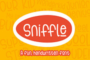 Sniffle - a fun handwritten font!, a Script Font by Little Type Factory (Thumbnail 11 of 11)