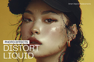 Distort Liquid Photo Effect