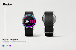 Smart Watch Mockup, a Wearable Device Mockup by Xtrahive