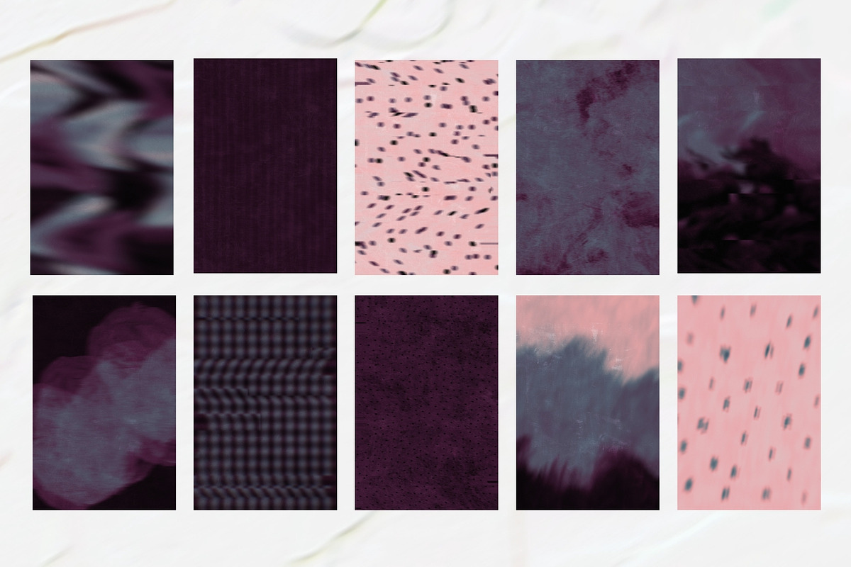 Moody Dark Glitch & Blur Backgrounds, a Background Graphic by PaperJamLab (Photo 7 of 12)