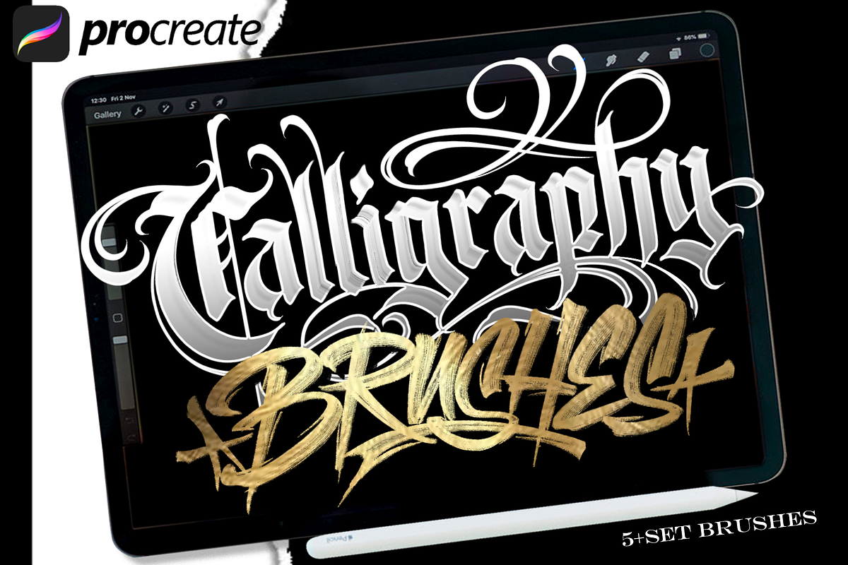 Calligraphy brush #2, a Brush Add-On by danusetyaji (Photo 1 of 4)