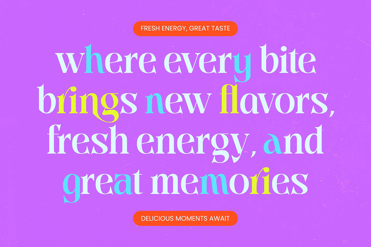 Cooking Paradise Serif Display Font, a Serif Font by timelesstype.co (Photo 6 of 10)