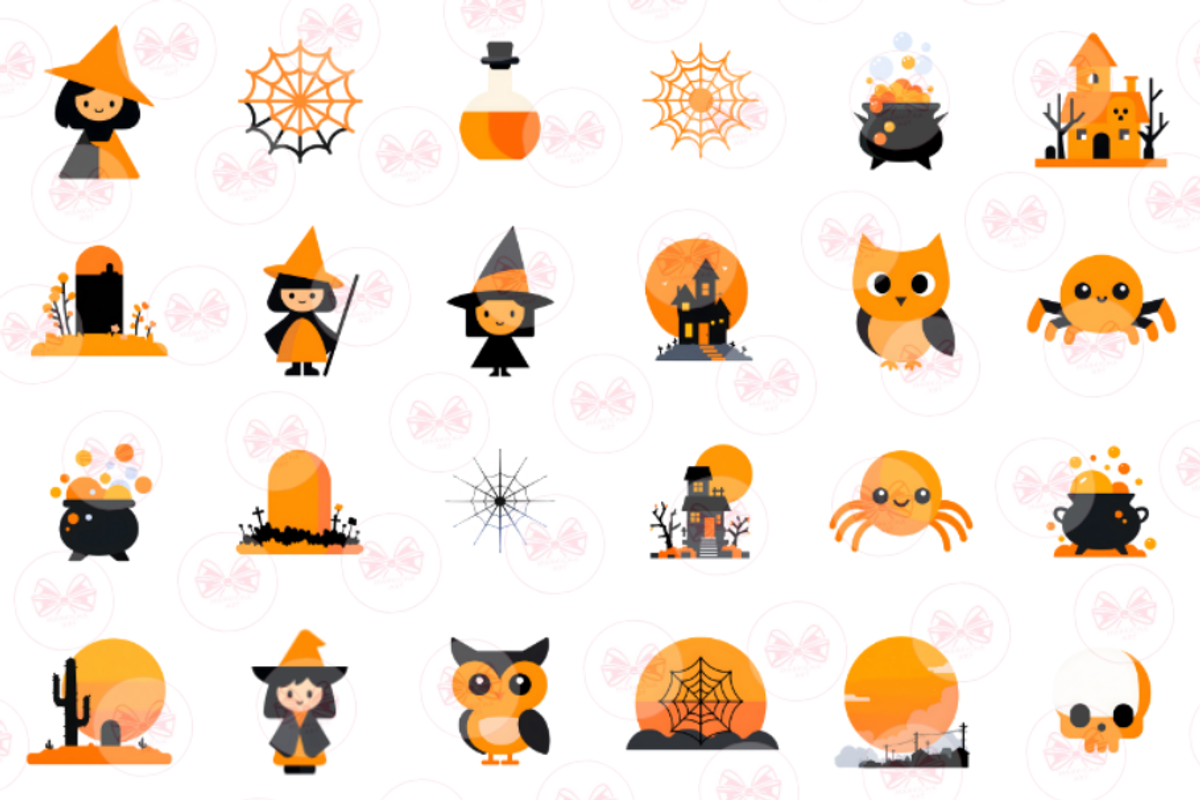 Cute Halloween Svg Clipart, an Illustration by Markicha Art (Photo 2 of 5)