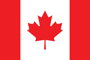 Vector Of Canadian Flag.