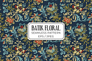 Batik Floral Summer Patterns, a Pattern Graphic by ASTUDIO (Thumbnail 6 of 8)