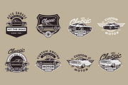 Classic Car Vector Pack, a Transportation Illustration by The BolzStudio (Thumbnail 13 of 13)