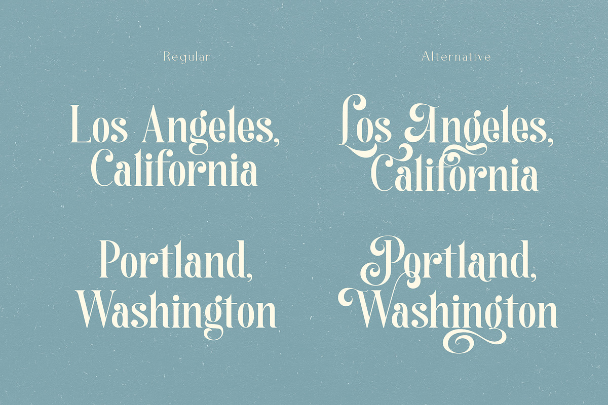 Melange | Retro Serif Font, a Serif Font by Calamar Studio (Photo 8 of 18)