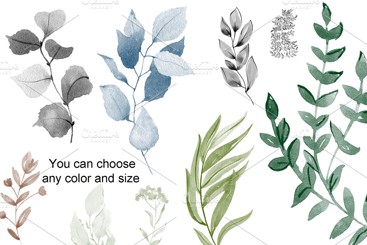 120 Watercolor brushes for photoshop, a Brush Add-On by TaPilipa (Photo 6 of 7)