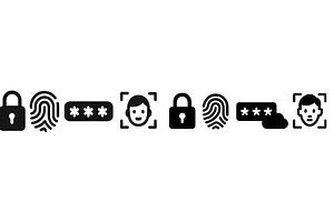 Security symbols representing, a Technology Illustration by ZinetroN