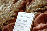 Boho 5x7 Invitation card mockup PSD, an Advertising Mockup by Blush Roses Print (Thumbnail 8 of 8)