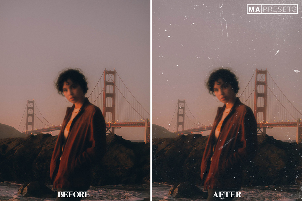 100 FILM TEXTURE OVERLAYS, a Texture Graphic by MaPresets (Photo 4 of 14)