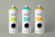 Spray Can Mockup, a Packaging Mockup by Graphicnugget (Thumbnail 2 of 7)
