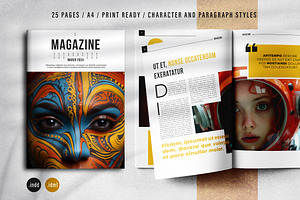 Magazine Layout Template